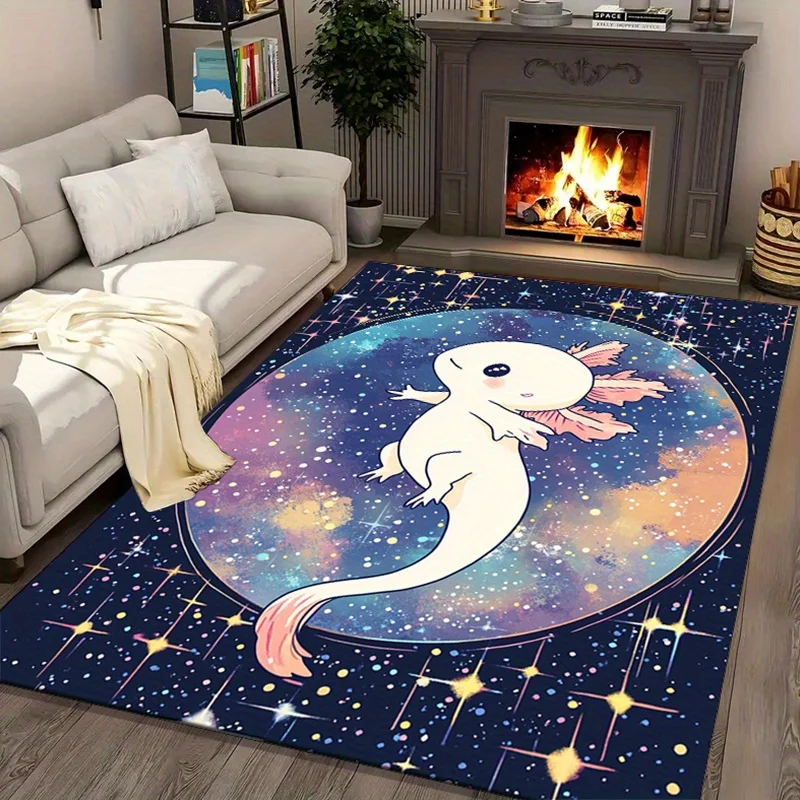 Cosmic Axolotl Rug | Galaxy Themed Carpet for Space Lovers | Unique Living Room Decor with Aquatic Charm Skid resistant carpet
Cosmic Axolotl Rug | Galaxy Themed Carpet for Space Lovers | Unique Living Room Decor with Aquatic Charm Skid resistant carpet