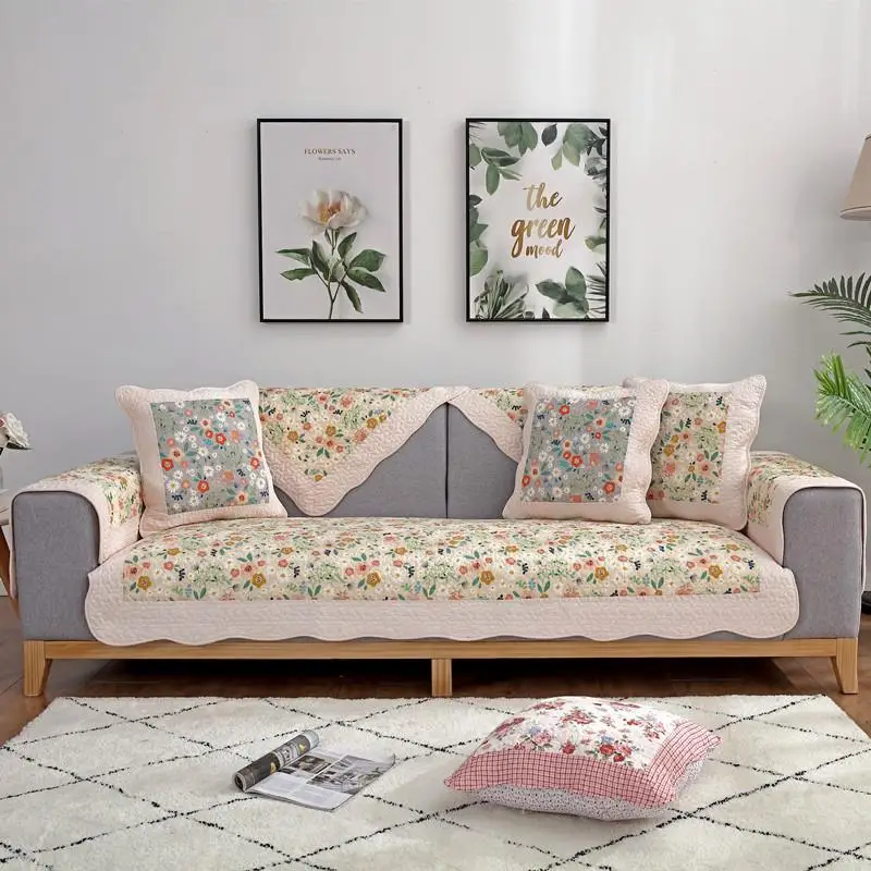 Washed Cotton Sofa Cushion Floral Print Simple Korean Style Small Flower Pattern Handbag Towel Four Seasons Available
Washed Cotton Sofa Cushion Floral Print Simple Korean Style Small Flower Pattern Handbag Towel Four Seasons Available