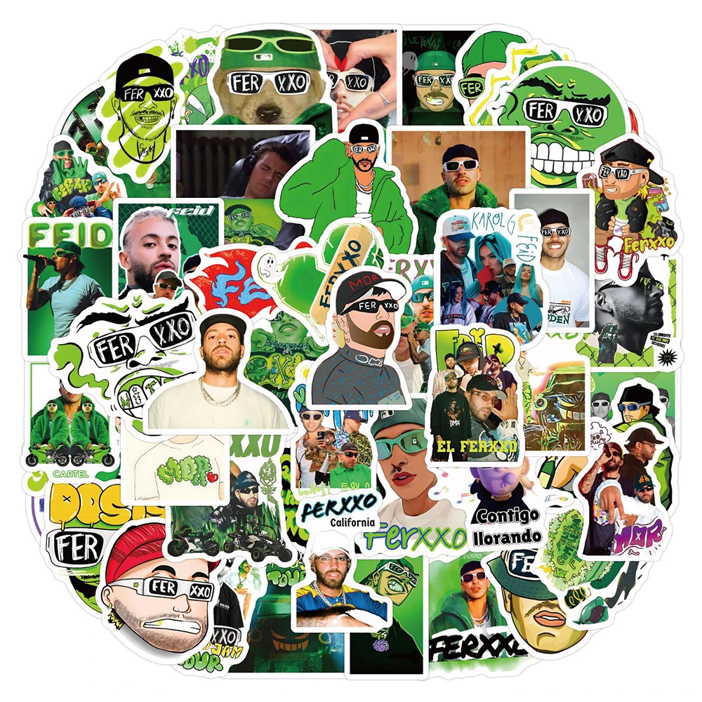 10/30/60pcs Singer Feid Cartoon Stickers Ferxxo Graffiti Decals Notebook Water Bottle Phone Album Cool Sticker Decoration Gift
10/30/60pcs Singer Feid Cartoon Stickers Ferxxo Graffiti Decals Notebook Water Bottle Phone Album Cool Sticker Decoration Gift