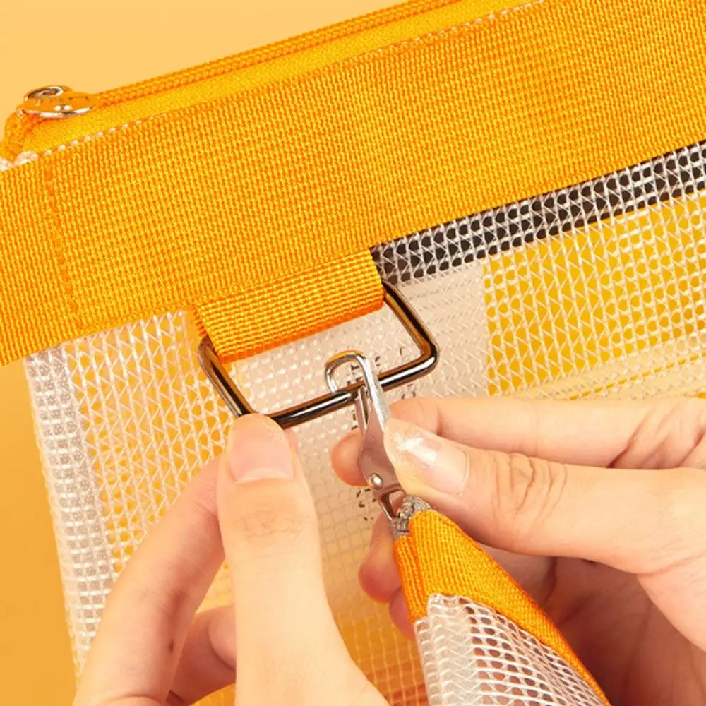 with Zipper and Handle Project Bag Mesh PVC Multifunctional Mesh Art Bag Waterproof Large Capacity Storage Bag Office Supplies
with Zipper and Handle Project Bag Mesh PVC Multifunctional Mesh Art Bag Waterproof Large Capacity Storage Bag Office Supplies