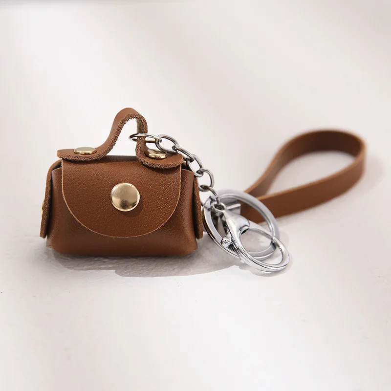 Kawaii Mini Bag Keychain PU Leather Small Handbag Coin Purses Keyring Headphone Bag Women Car Purse Pendant Keyholders Gift 
Kawaii Mini Bag Keychain PU Leather Small Handbag Coin Purses Keyring Headphone Bag Women Car Purse Pendant Keyholders Gift
