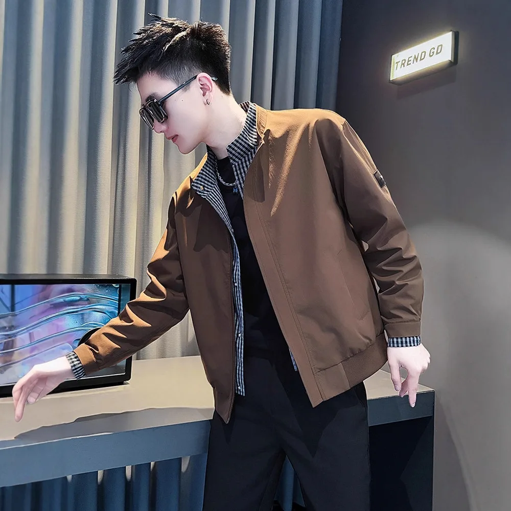Trendy Brand Stylish Stand-Up Collar Jacket For Men, Spring And Autumn Two-Piece Jacket, New Men's Winter Top
Trendy Brand Stylish Stand-Up Collar Jacket For Men, Spring And Autumn Two-Piece Jacket, New Men's Winter Top
