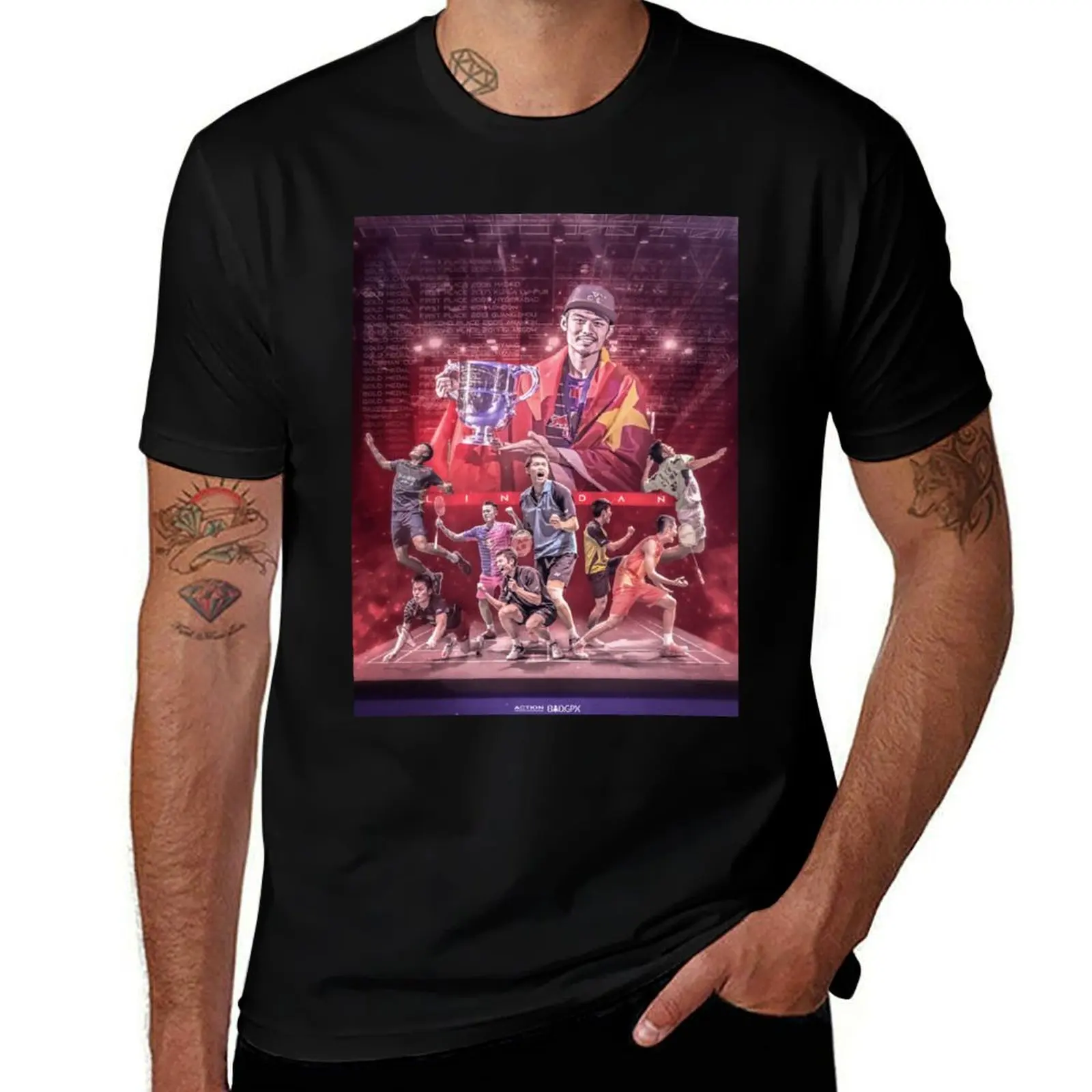 Lin Dan - Badminton T-Shirt man t shirt cotton high quality man t shirts graphic T-Shirt
Lin Dan - Badminton T-Shirt man t shirt cotton high quality man t shirts graphic T-Shirt