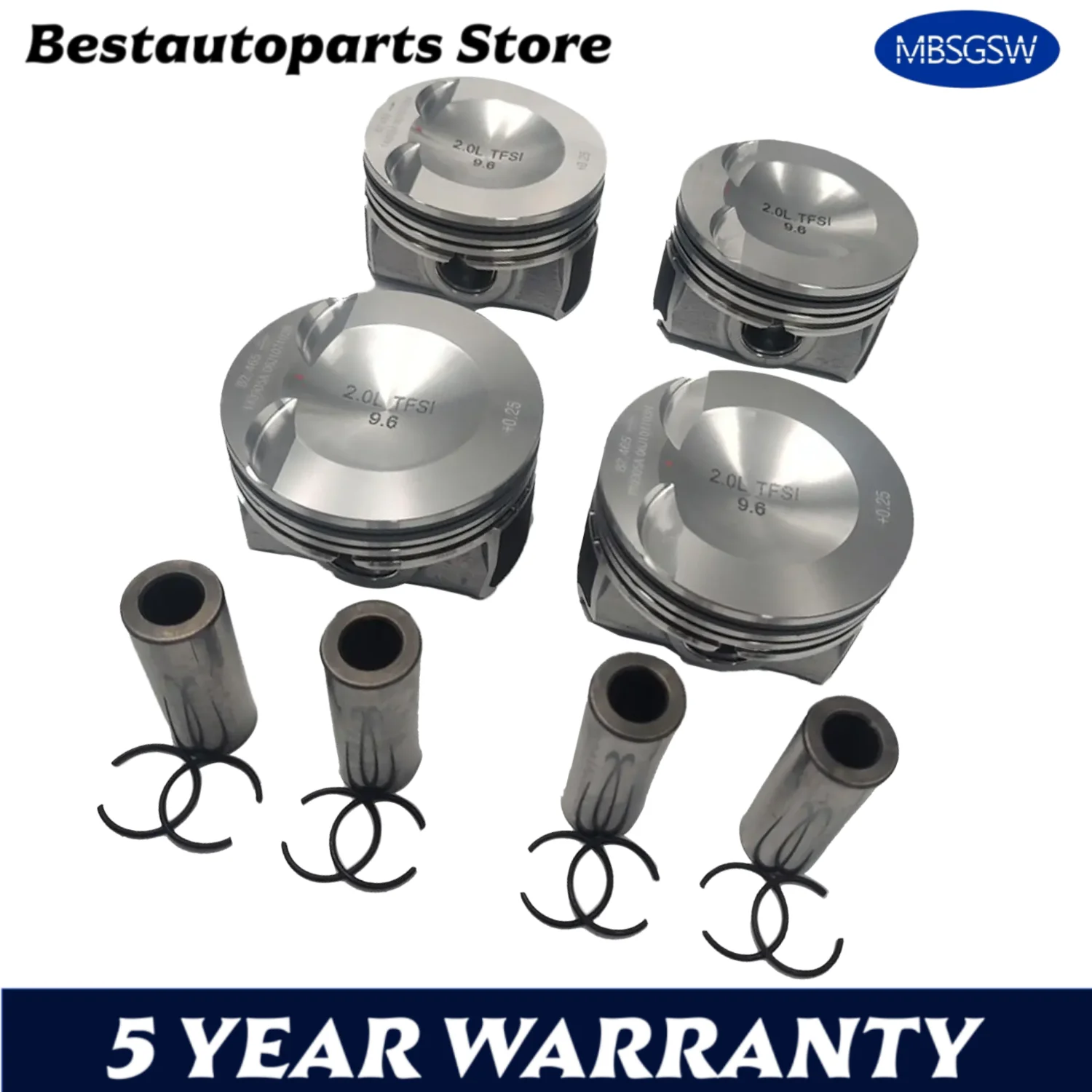 1Set EA888 Engine Piston & Rings Φ21mm +0.25 For Audi A4 Q5 VW Passat Golf Skoda 2.0T CDNC CCZA Gen II Car Accessories Parts
1Set EA888 Engine Piston & Rings Φ21mm +0.25 For Audi A4 Q5 VW Passat Golf Skoda 2.0T CDNC CCZA Gen II Car Accessories Parts