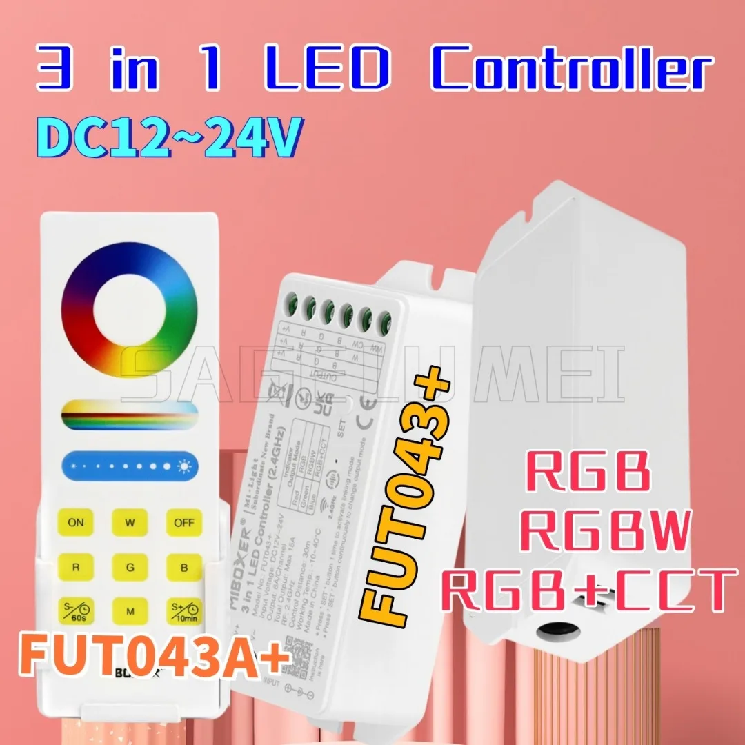 FUT043 FUT043A Miboxer 3 в 1 светодиодный контроллер (2,4 ГГц) RGB RGBW RGB + CCT контроллер светодиодных лент Умная система управления светодиодной подсветкой DC12 ~ 24 В 15 А
FUT043 FUT043A Miboxer 3 в 1 светодиодный контроллер (2,4 ГГц) RGB RGBW RGB + CCT контроллер светодиодных лент Умная система управления светодиодной подсветкой DC12 ~ 24 В 15 А