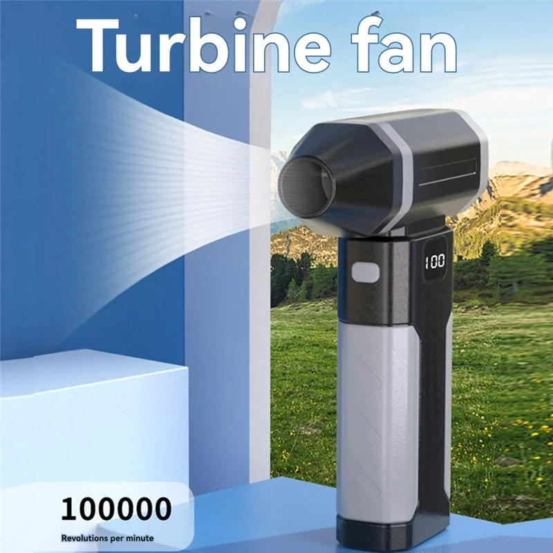 Ultra-Powerful 100000RPM Handheld Turbo Jet Blower With Brushless Motor And LED Lighting For Outdoor Use
Ultra-Powerful 100000RPM Handheld Turbo Jet Blower With Brushless Motor And LED Lighting For Outdoor Use