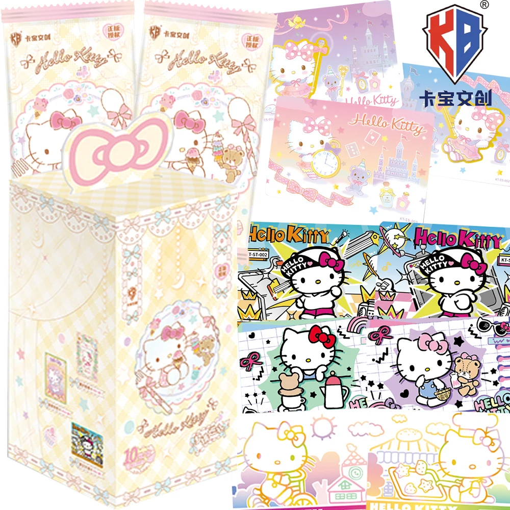 Genuine Kabao Hello Kitty Collection Cards for Children Popular Anime Character Travel Scenery Observation Cards Fun Lovely Gift
Genuine Kabao Hello Kitty Collection Cards for Children Popular Anime Character Travel Scenery Observation Cards Fun Lovely Gift