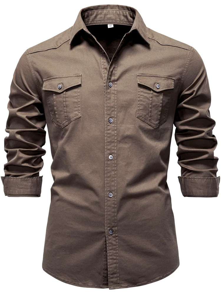 Мужская повседневная джинсовая рубашка нового цвета, длинная, из хлопка, приталенная, для прогулок, износостойкая, устойчивая к сминанию, для ношения под одеждой, с длинными рукавами, чистый...
Мужская повседневная джинсовая рубашка нового цвета, длинная, из хлопка, приталенная, для прогулок, износостойкая, устойчивая к сминанию, для ношения под одеждой, с длинными рукавами, чистый...