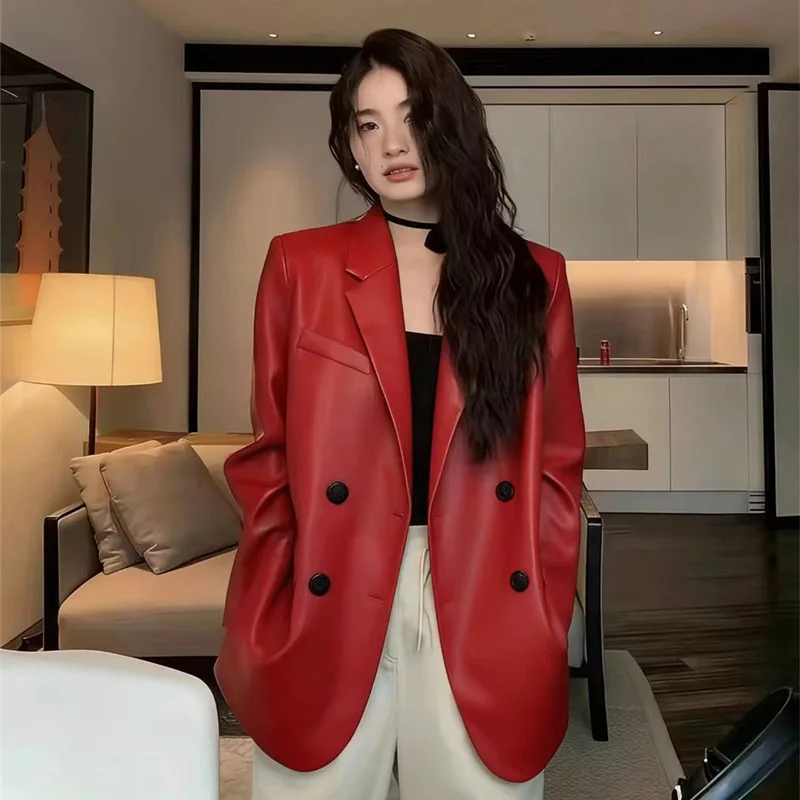 Special Offer Women's Beige 2026 Spring New Leather Jacket Top Korean Style Versatile Design Sensation Street Fashion
Special Offer Women's Beige 2026 Spring New Leather Jacket Top Korean Style Versatile Design Sensation Street Fashion
