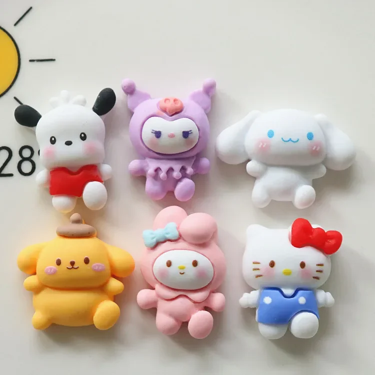 5 шт., милые мини-серии Sanrio, мультяшные смоляные кабошоны с плоской задней частью, материалы для рукоделия, подвески для изготовления ювелирных изделий
5 шт., милые мини-серии Sanrio, мультяшные смоляные кабошоны с плоской задней частью, материалы для рукоделия, подвески для изготовления ювелирных изделий