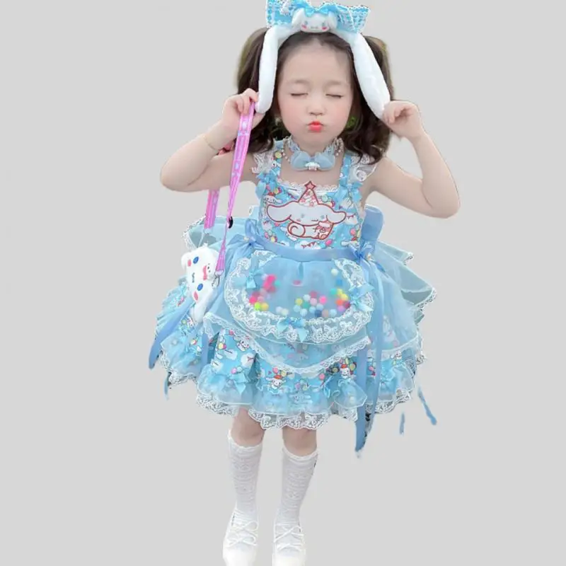 Kawaii Anime Sanriou Dress Cinnamoroll Princess Skirt Girl Lolita Skirt Clothing Sling Skirt Pure Cotton Child Cartoon Cute Gift
Kawaii Anime Sanriou Dress Cinnamoroll Princess Skirt Girl Lolita Skirt Clothing Sling Skirt Pure Cotton Child Cartoon Cute Gift