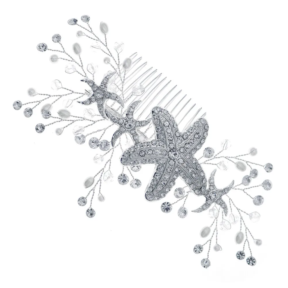 Pearl Star Crystal Decorative Hair Side Comb Wedding Hair Comb Bridal Accessories for Women Headpiece
Pearl Star Crystal Decorative Hair Side Comb Wedding Hair Comb Bridal Accessories for Women Headpiece