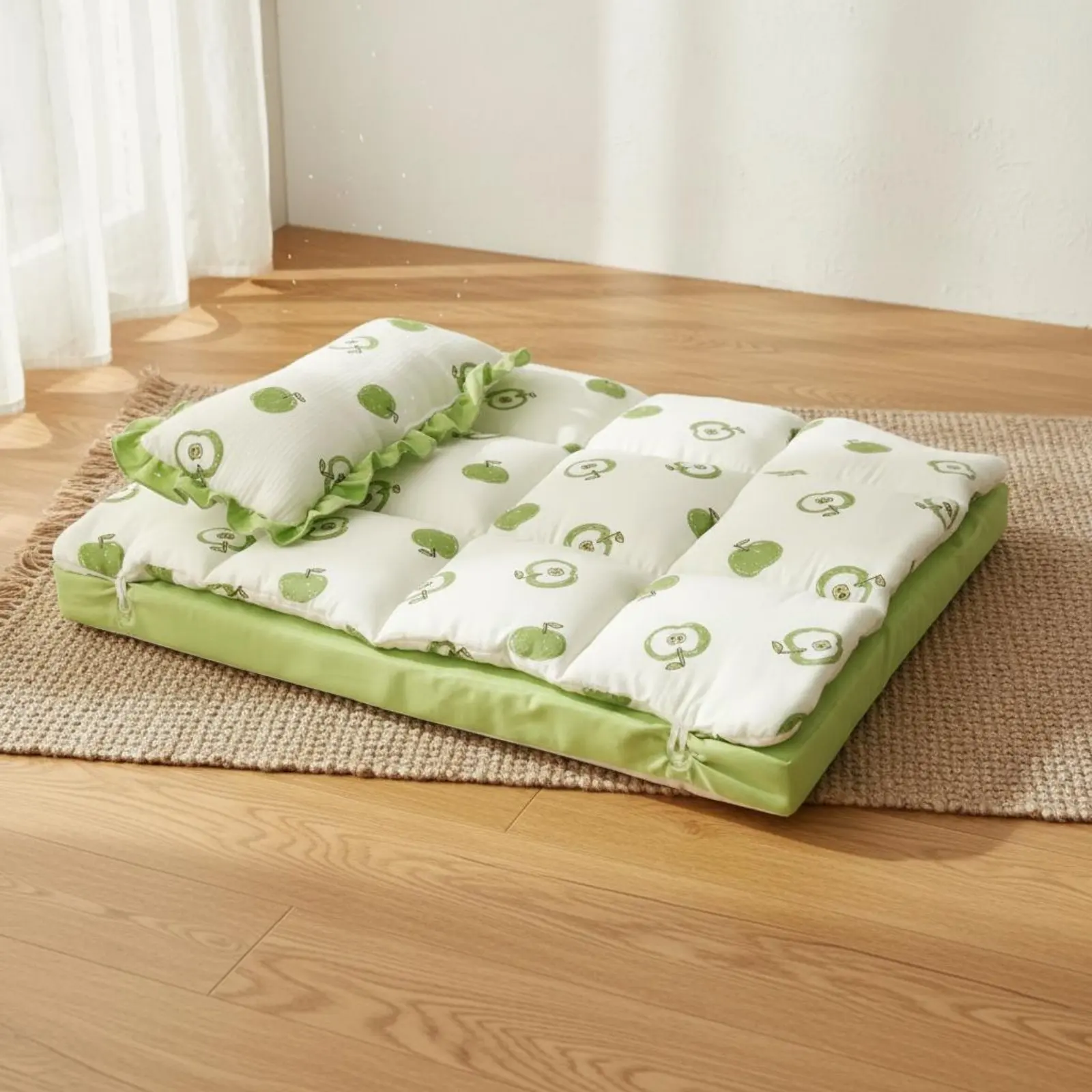 Cushioned Cat and Dog Mat Moisture-Resistant Machine-Washable Dog Bed with Pillow Contoured Crate Foam Pet Bed Non-Slip Bottom
Cushioned Cat and Dog Mat Moisture-Resistant Machine-Washable Dog Bed with Pillow Contoured Crate Foam Pet Bed Non-Slip Bottom
