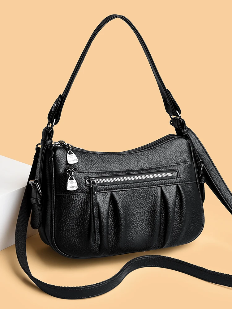 Faionable Large Capaci Multi-Layer Soft Leather oulder Crossbody Bag for Women 2026 New Sle Casual Simple Sle Zippe...
Faionable Large Capaci Multi-Layer Soft Leather oulder Crossbody Bag for Women 2026 New Sle Casual Simple Sle Zippe...
