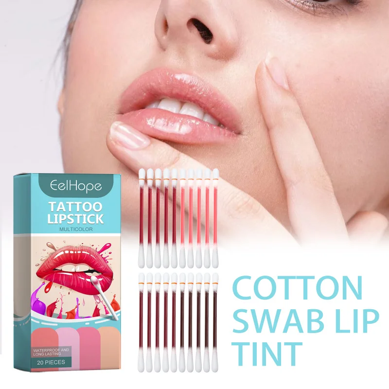 Disposable Cotton Swab Lip Gloss, Long Lasting Hydrating Lip Tint, Portable Liquid Lipstick With Precise Applicator
Disposable Cotton Swab Lip Gloss, Long Lasting Hydrating Lip Tint, Portable Liquid Lipstick With Precise Applicator