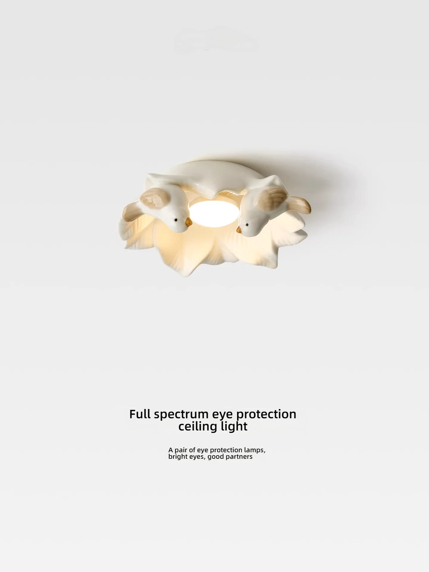 Cream Wind Corridor Light Corridor High End Creative Shell Bird Entrance foyer Room Bedhead Cloak Room Ceramic Ceiling Light LED
Cream Wind Corridor Light Corridor High End Creative Shell Bird Entrance foyer Room Bedhead Cloak Room Ceramic Ceiling Light LED