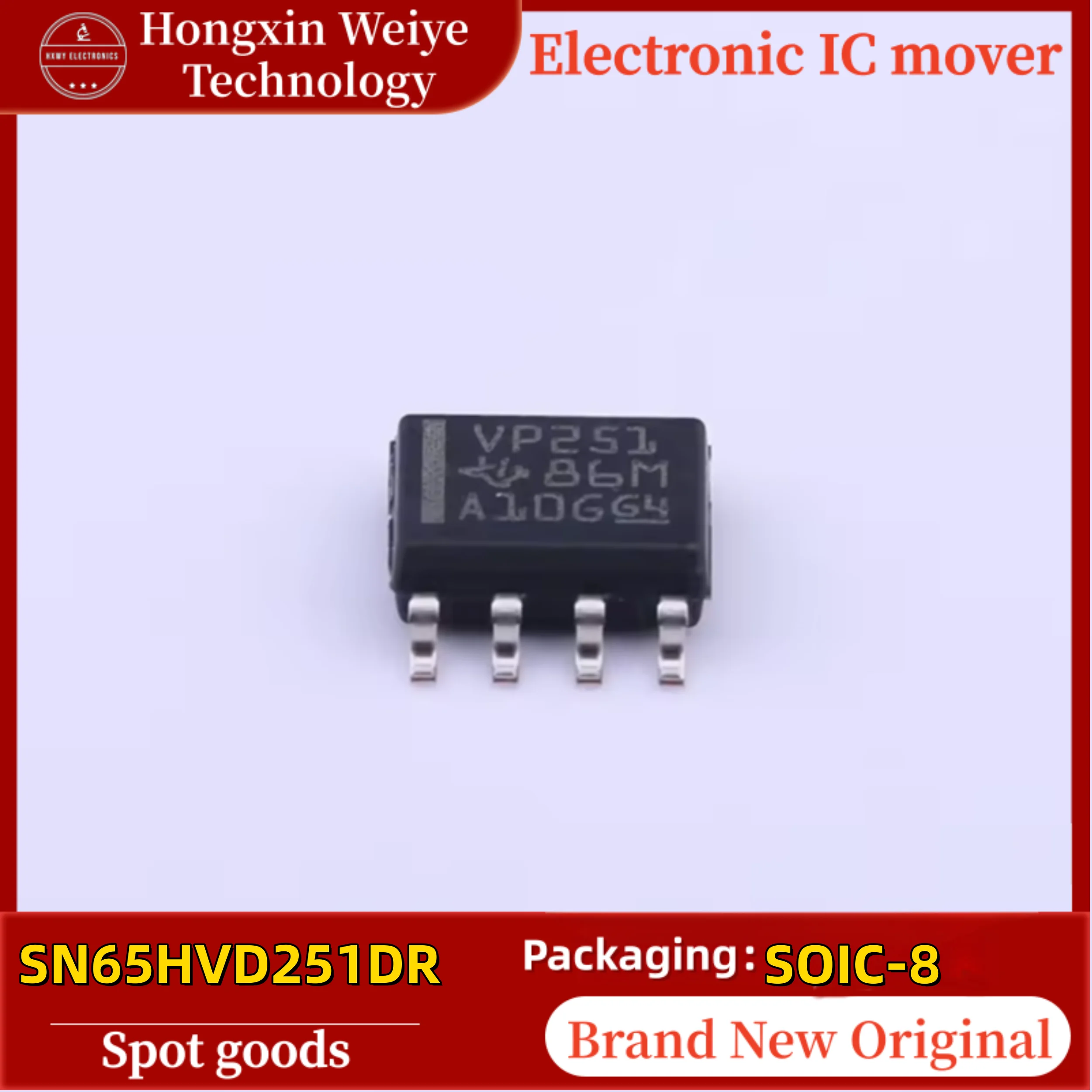 10/50 PCS SN65HVD251DR Marking VP251 SOIC-8 High-Speed CAN Transceiver IC Chip Brand New In Stock
10/50 PCS SN65HVD251DR Marking VP251 SOIC-8 High-Speed CAN Transceiver IC Chip Brand New In Stock