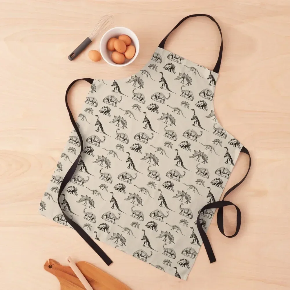 Vintage Museum Dinosaur Skeleton Illustrations, Black & Cream Dinos Apron japanese woman Customizable Home And Kitchen Apron
Vintage Museum Dinosaur Skeleton Illustrations, Black & Cream Dinos Apron japanese woman Customizable Home And Kitchen Apron
