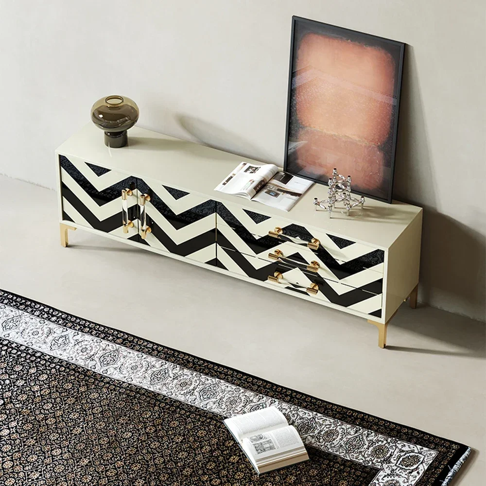 #Modern new design zebra stripes tv stand and tea table combination meta leg sofa coffee table TV console cabinet sets pictures
#Modern new design zebra stripes tv stand and tea table combination meta leg sofa coffee table TV console cabinet sets pictures