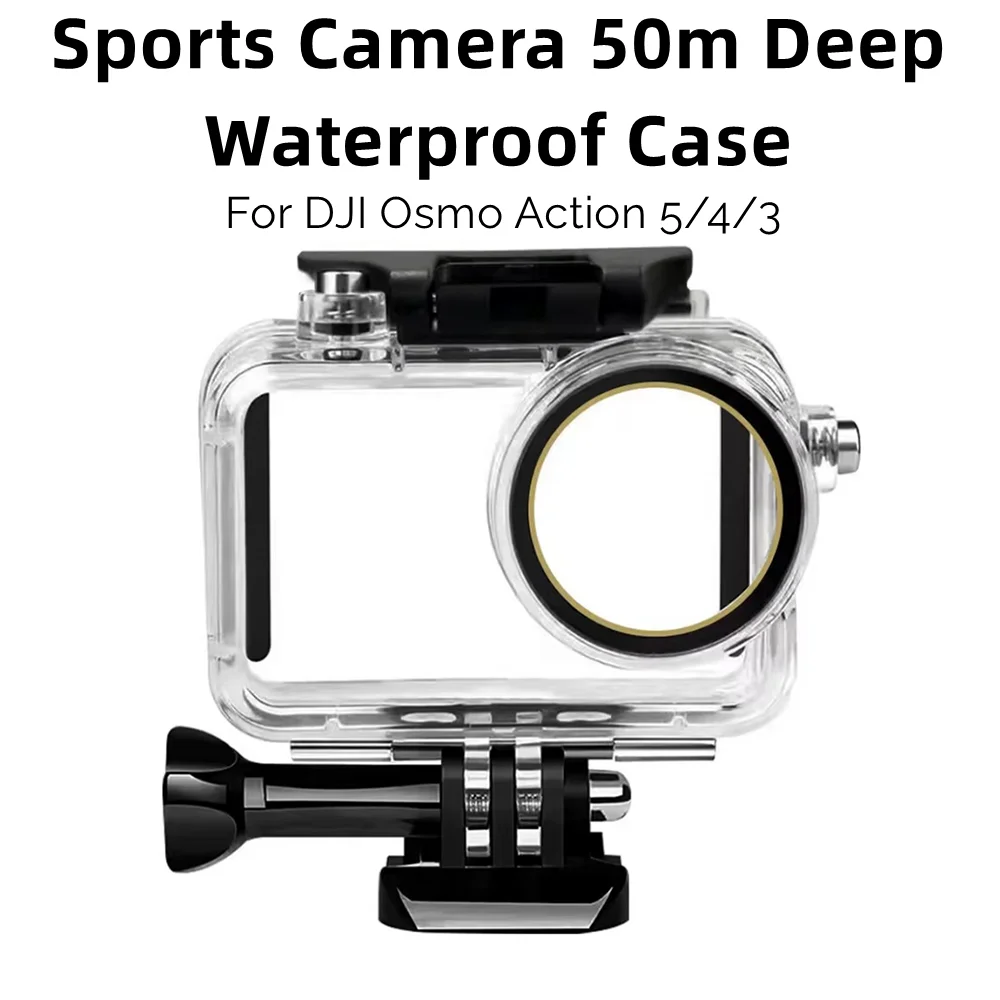 Водонепроницаемый чехол 50 м для DJI Osmo Action 5 Pro 4 3, защитный корпус для подводного дайвинга, аксессуары для камеры Action 5/4/3
Водонепроницаемый чехол 50 м для DJI Osmo Action 5 Pro 4 3, защитный корпус для подводного дайвинга, аксессуары для камеры Action 5/4/3