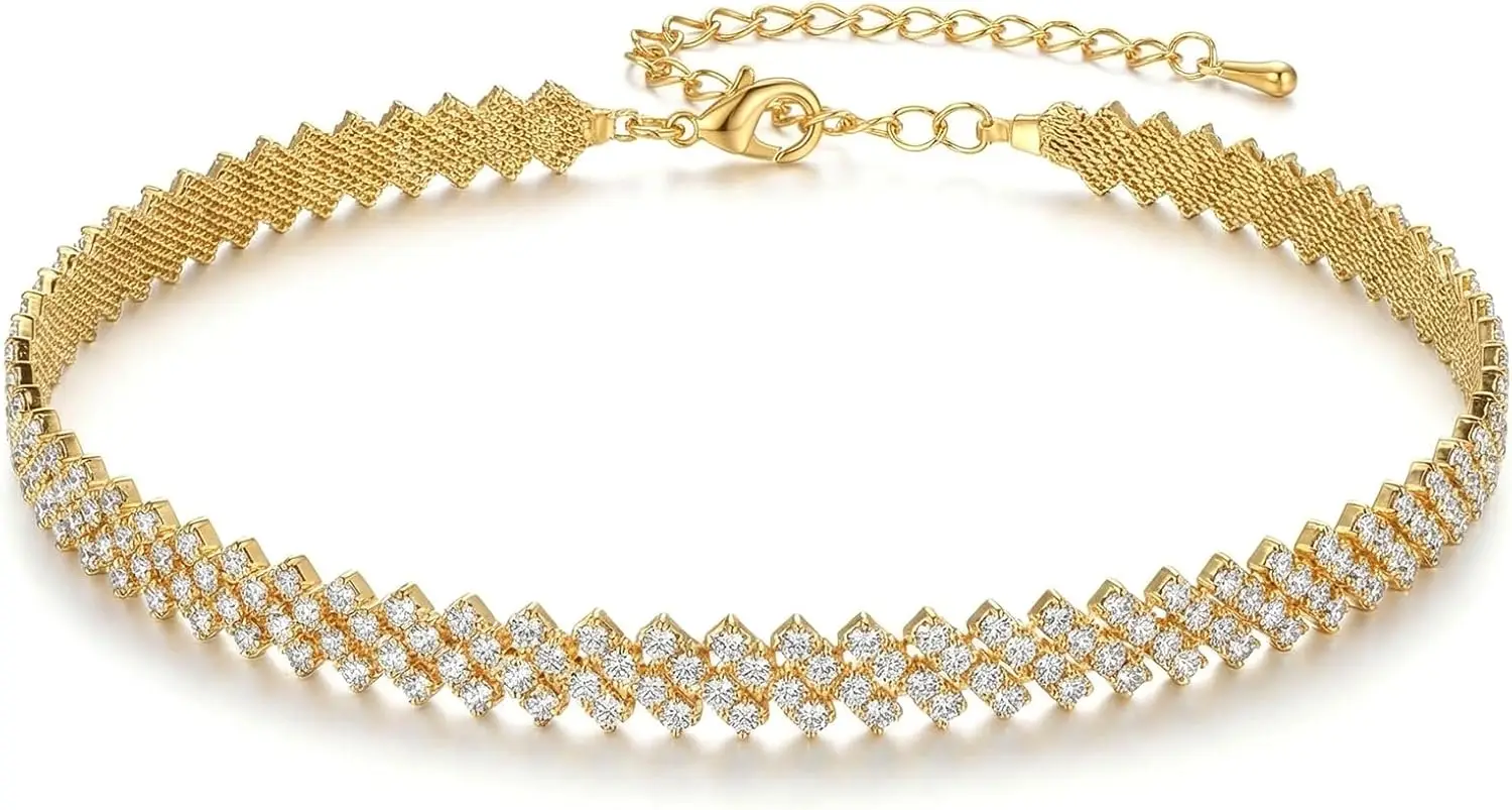 Sparkling Beaded Choker Necklace for Women, Dainty Rhinestone Necklaces, Elegant Prom Gift Accessories
Sparkling Beaded Choker Necklace for Women, Dainty Rhinestone Necklaces, Elegant Prom Gift Accessories