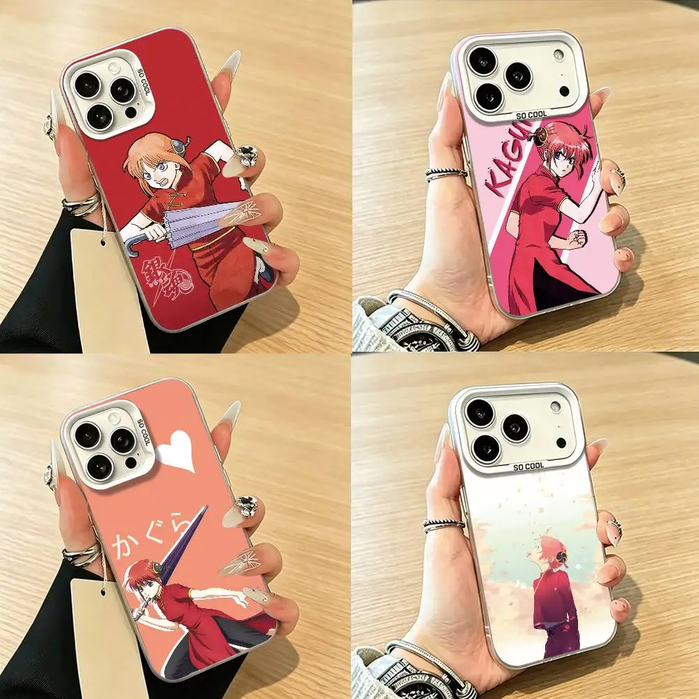 Anime G-Gintama Kagura Phone Case For iPhone 17,16,15,14,13,12,11 Plus,Pro Max,XS,Colored Silver Plated Inside Cover
Anime G-Gintama Kagura Phone Case For iPhone 17,16,15,14,13,12,11 Plus,Pro Max,XS,Colored Silver Plated Inside Cover