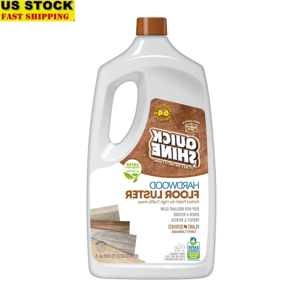 Hardwood Floor Luster Plant-Derived Carnauba Polish EPA Safer Choice Streak-Free Fume-Free Protect Renew Restore 64oz
Hardwood Floor Luster Plant-Derived Carnauba Polish EPA Safer Choice Streak-Free Fume-Free Protect Renew Restore 64oz