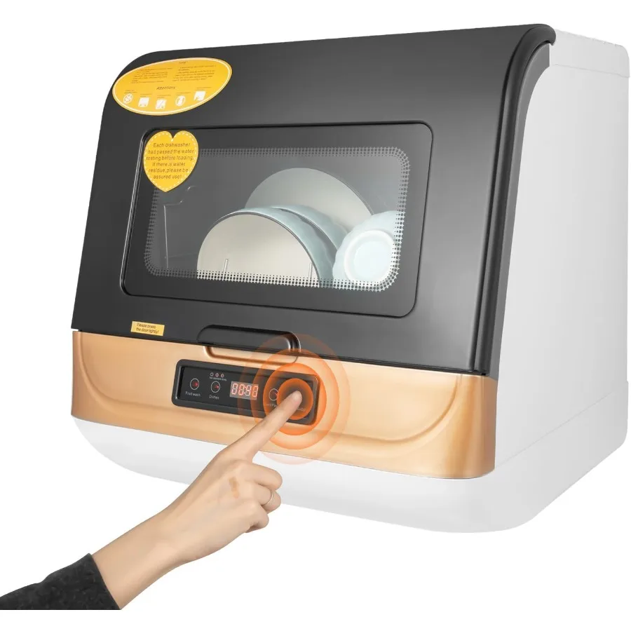 Портативная настольная посудомоечная машина мощностью 1200 Вт с 4 программами стирки, функциями сушки воздуха, светодиодной подсветкой и технологией очистки глубокого нагрева для
Портативная настольная посудомоечная машина мощностью 1200 Вт с 4 программами стирки, функциями сушки воздуха, светодиодной подсветкой и технологией очистки глубокого нагрева для