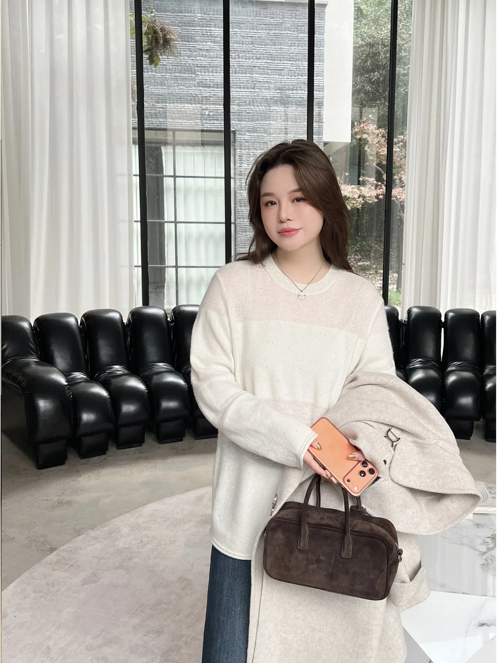 iny Woolen Sweater Women's plus Size Cover up Sparkling Knitted 00% Merino Wool 26 Yards Autumn Winter Faion MK3495
iny Woolen Sweater Women's plus Size Cover up Sparkling Knitted 00% Merino Wool 26 Yards Autumn Winter Faion MK3495