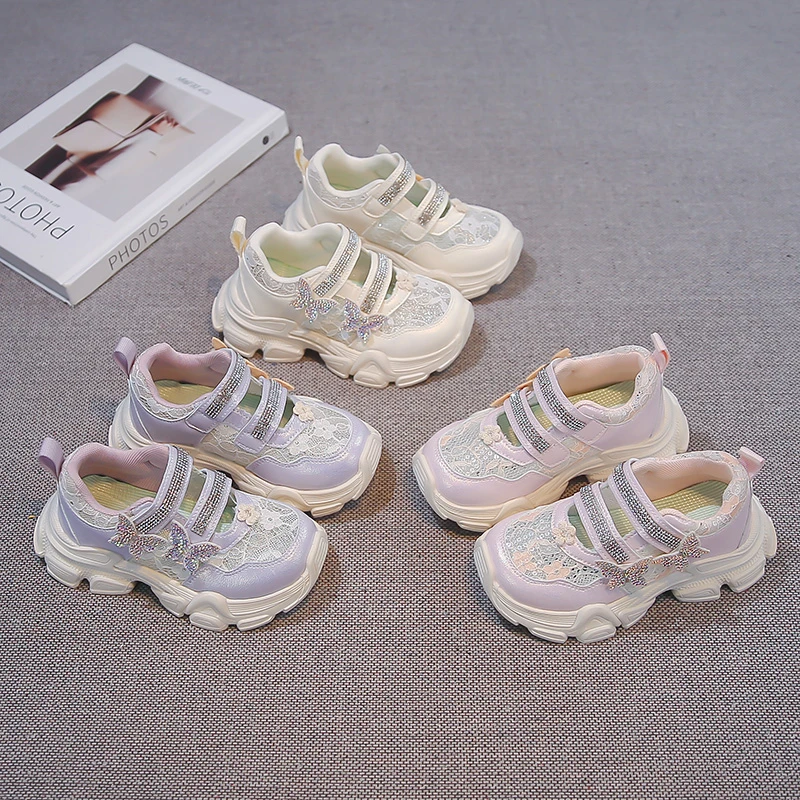 Girls Sports Shoes Shiny Sweet Butterfly Children Running Shoes Hook&loop Cute Lace 2026 Brand New Kids Casual Shoes Trendy
Girls Sports Shoes Shiny Sweet Butterfly Children Running Shoes Hook&loop Cute Lace 2026 Brand New Kids Casual Shoes Trendy