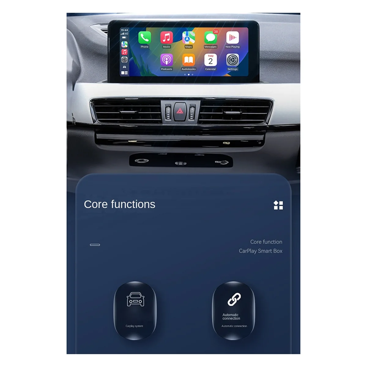 CarPlay Box Android автомобильный беспроводной конвертер CarPlay автомобильный Android смарт-бокс автомобильный адаптер беспроводной адаптер легко носить с собой
CarPlay Box Android автомобильный беспроводной конвертер CarPlay автомобильный Android смарт-бокс автомобильный адаптер беспроводной адаптер легко носить с собой