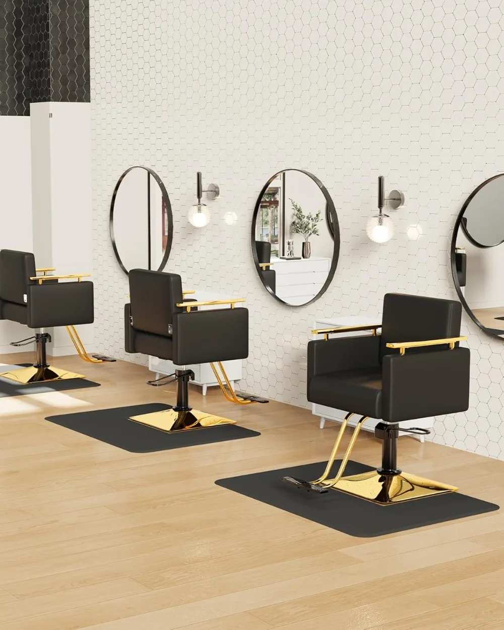 Salon Chair, Comfortable Stylist Chair with Memory Cushion, Premium Black Salon Chair for Hair Stylist,
Salon Chair, Comfortable Stylist Chair with Memory Cushion, Premium Black Salon Chair for Hair Stylist,