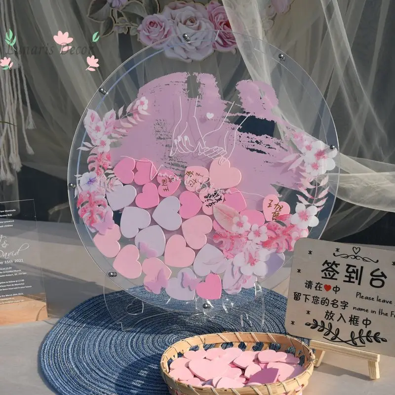 Straw Rabbit wedding gift sign-in photo frame, round sign-in board, company
Straw Rabbit wedding gift sign-in photo frame, round sign-in board, company