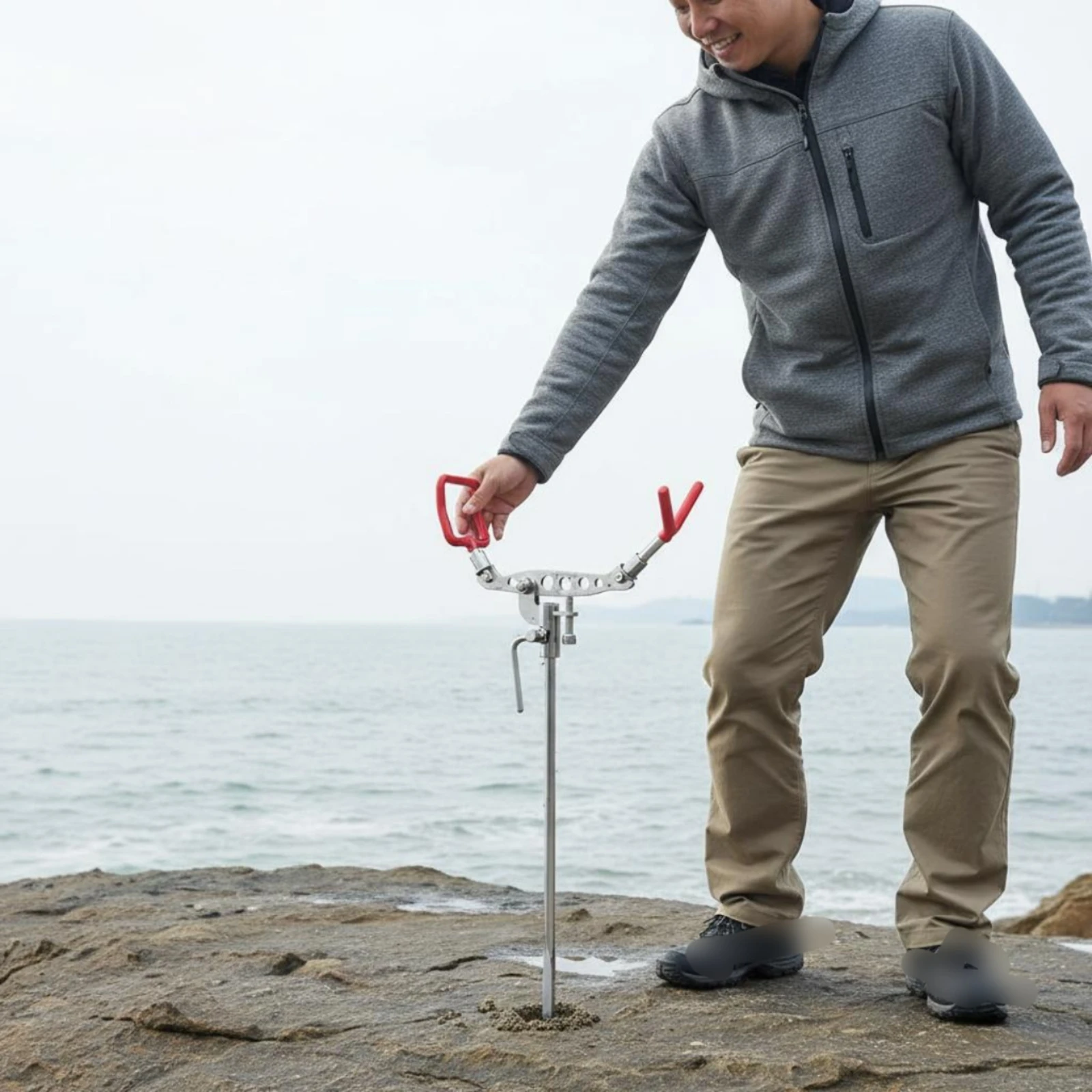 Stainless Steel Fishing Pole Holder Adjustable Stainless Steel Rod Holder Fishing Pole Spike Stand Foldable for Sea Fishermen
Stainless Steel Fishing Pole Holder Adjustable Stainless Steel Rod Holder Fishing Pole Spike Stand Foldable for Sea Fishermen