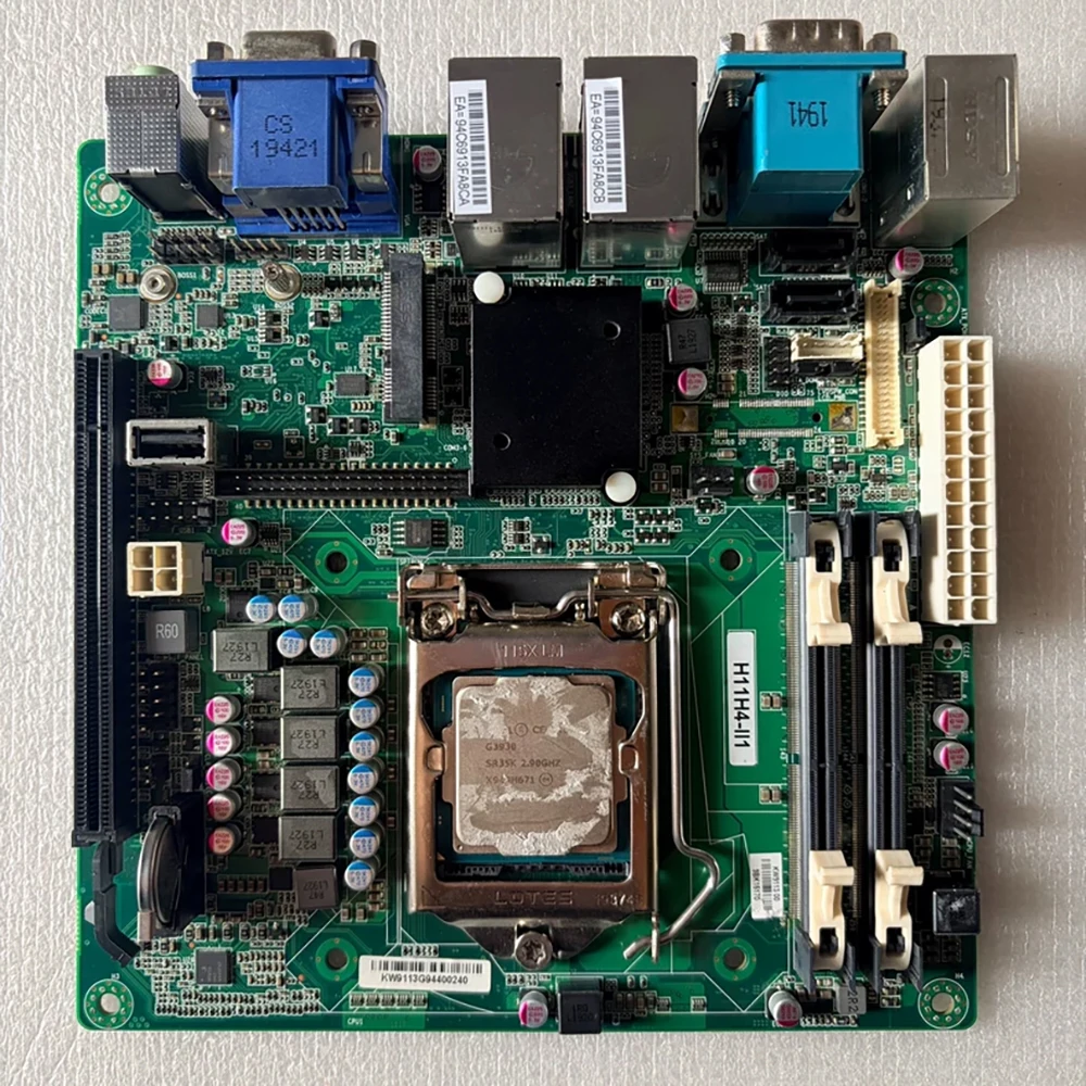 Dual Port Industrial Control Motherboard DDR4 H114-II1
Dual Port Industrial Control Motherboard DDR4 H114-II1
