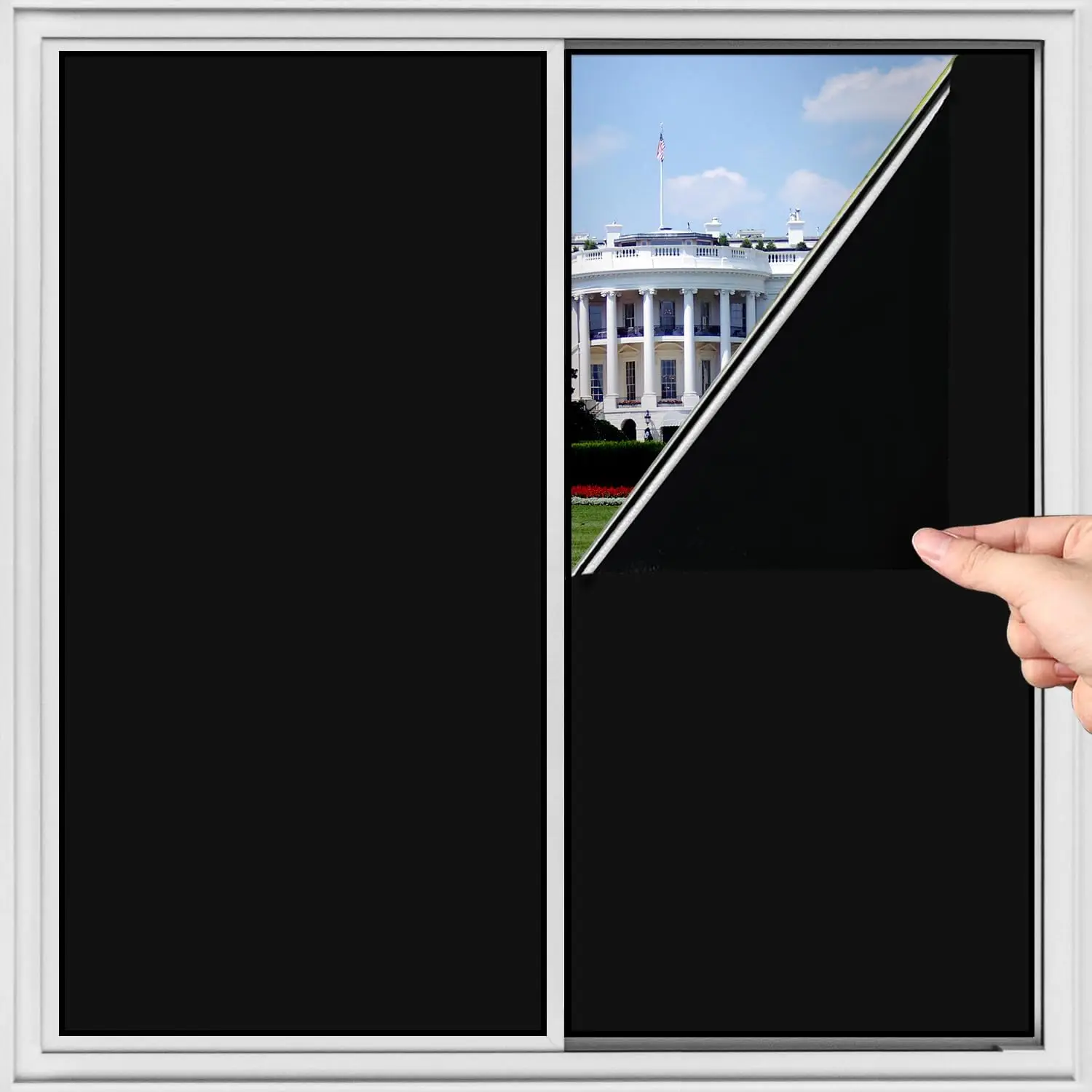 Total Blackout Window Self Adhesive Film Black Mirror Opaque Privacy Protective Glass Sticker for Bathroom Kitchen Vinyl 2 Meter
Total Blackout Window Self Adhesive Film Black Mirror Opaque Privacy Protective Glass Sticker for Bathroom Kitchen Vinyl 2 Meter