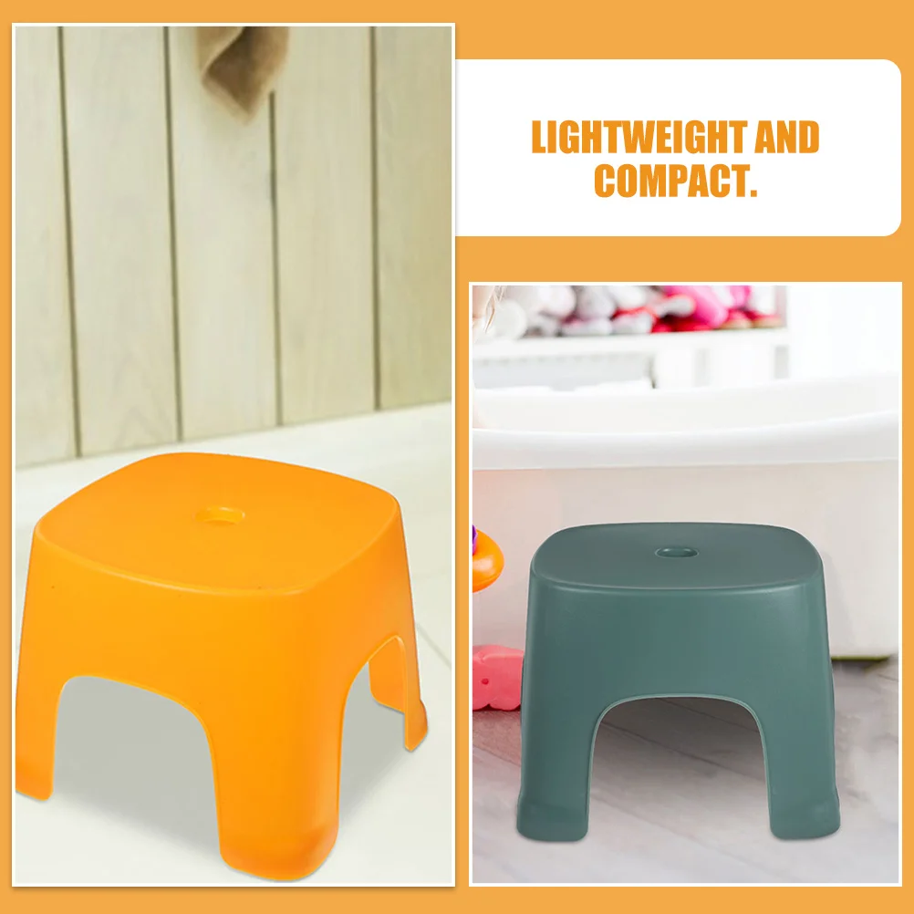 2Pcs Small Stool for Adults Kids Non-Slip Plastic Step Stool for Bathroom Toilet Shower Footrest Household Use Space-Saving
2Pcs Small Stool for Adults Kids Non-Slip Plastic Step Stool for Bathroom Toilet Shower Footrest Household Use Space-Saving