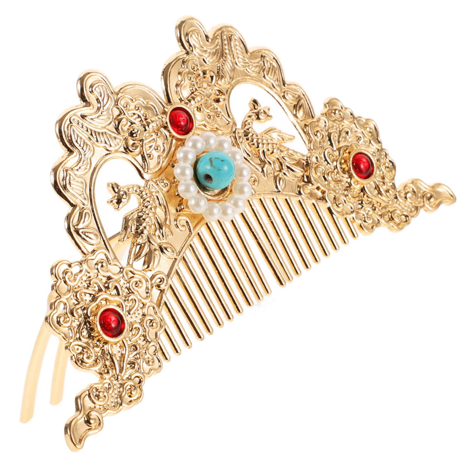 Hanfu Hair Crown Headdress Combs Women Chinese Accessories Alloy Traditional Styling Decorative Fine Hair Side Retro Durable
Hanfu Hair Crown Headdress Combs Women Chinese Accessories Alloy Traditional Styling Decorative Fine Hair Side Retro Durable