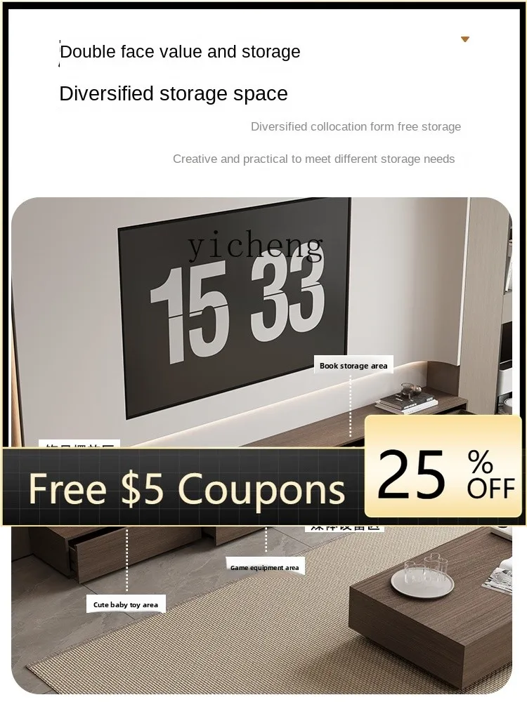 AB Solid Wood TV Cabinet Living Room Home Floor Standing Storage Cabinet Simple Small Apartment Walnut TV Stand
AB Solid Wood TV Cabinet Living Room Home Floor Standing Storage Cabinet Simple Small Apartment Walnut TV Stand