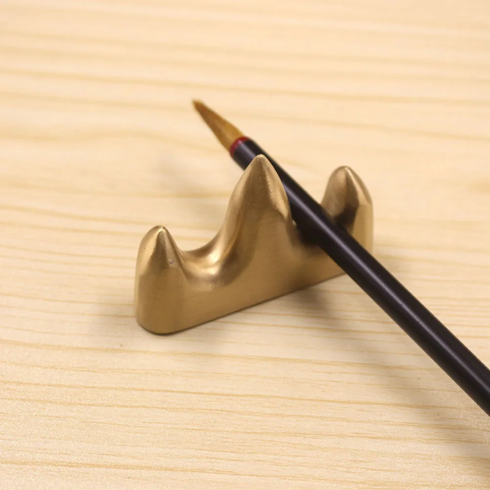 Brass Calligraphy Pen Holder Large Writing Brush Support Pencil Maintenance St for Ink Brush Calligraphy Pen Rack Art Supplies
Brass Calligraphy Pen Holder Large Writing Brush Support Pencil Maintenance St for Ink Brush Calligraphy Pen Rack Art Supplies