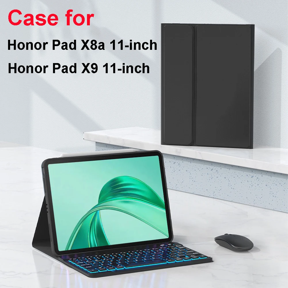 Case for Honor Pad X9 11-inch,Magnetic Bluetooth Keyboard cover for Honor Pad X8a 11 Inch,for Honor Pad Smart Stand Cover
Case for Honor Pad X9 11-inch,Magnetic Bluetooth Keyboard cover for Honor Pad X8a 11 Inch,for Honor Pad Smart Stand Cover