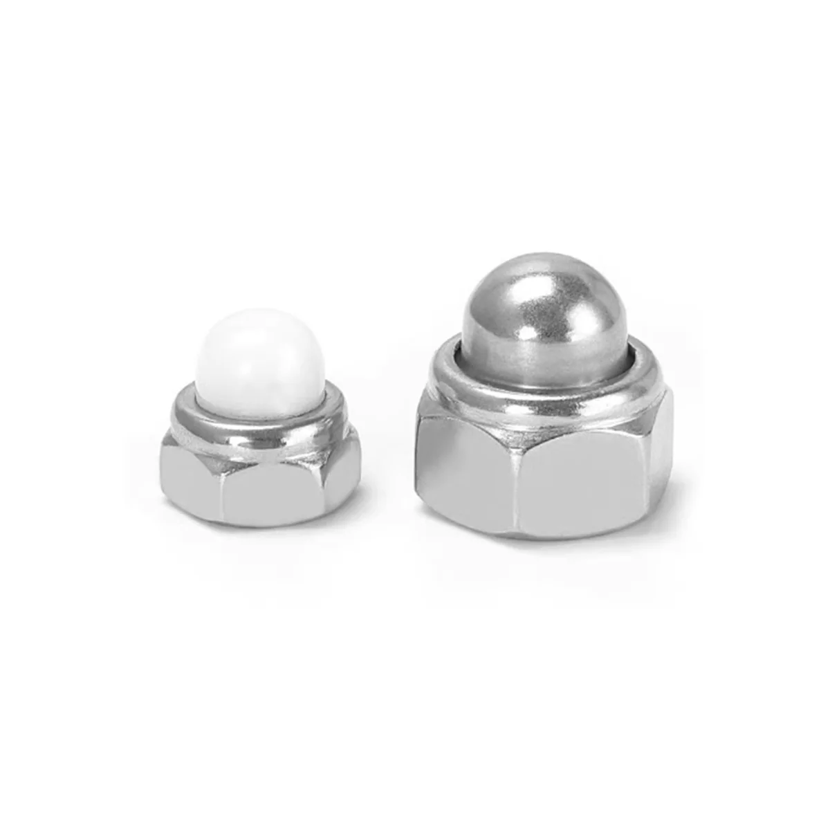 304 Stainless Steel Metal/Nylon Self-Locking Ball Head Hexagonal Nut Whit Decorative Cover Screw Cap M4M5M6M8M10
304 Stainless Steel Metal/Nylon Self-Locking Ball Head Hexagonal Nut Whit Decorative Cover Screw Cap M4M5M6M8M10