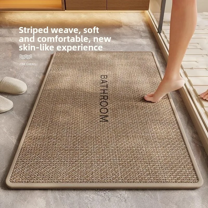 High-End Linen Bathroom Mat Strong Absorbency Quick Dry Toilet Entrance Anti-Slip Foot Pad Jute Entrance Mat Modern Home Decor
High-End Linen Bathroom Mat Strong Absorbency Quick Dry Toilet Entrance Anti-Slip Foot Pad Jute Entrance Mat Modern Home Decor