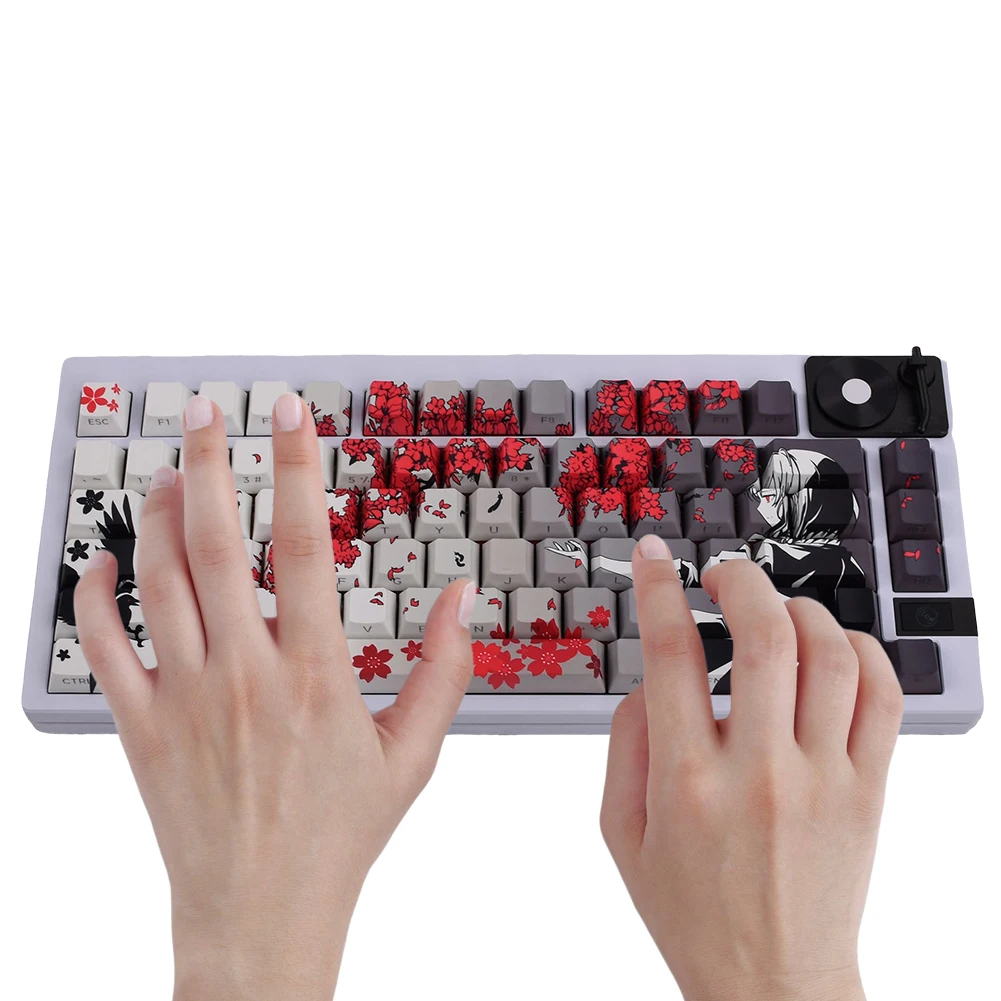 Набор кейкапов 129 шт. Raven Sakura, PBT, с термосублимацией, для механической клавиатуры
Набор кейкапов 129 шт. Raven Sakura, PBT, с термосублимацией, для механической клавиатуры