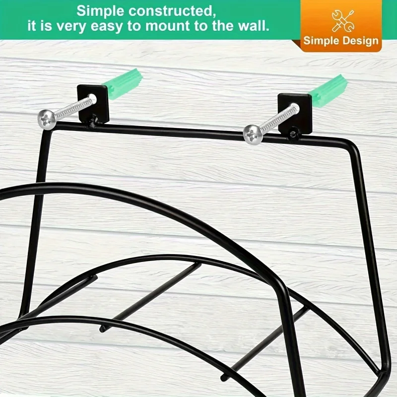 Настенный органайзер для садовых шлангов и труб – съемная железная стойка для хранения на улице
Настенный органайзер для садовых шлангов и труб – съемная железная стойка для хранения на улице