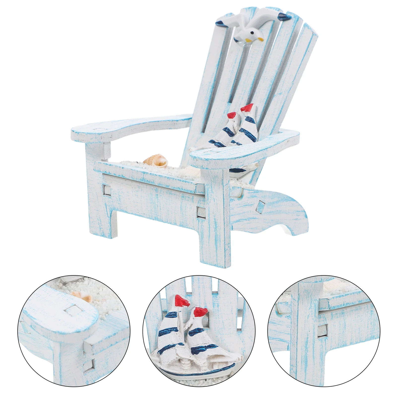 Beach Chair Set Mini Miniature The Mediterranean Model Resin Nautical for Decoration
Beach Chair Set Mini Miniature The Mediterranean Model Resin Nautical for Decoration