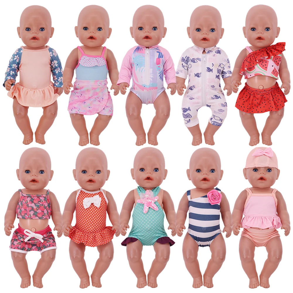 Doll Clothes Printing Swimsuit For 43cm Reborn Baby Doll&18Inch American Doll Accessories,Our Generation Baby Girl's Toys Gifts
Doll Clothes Printing Swimsuit For 43cm Reborn Baby Doll&18Inch American Doll Accessories,Our Generation Baby Girl's Toys Gifts