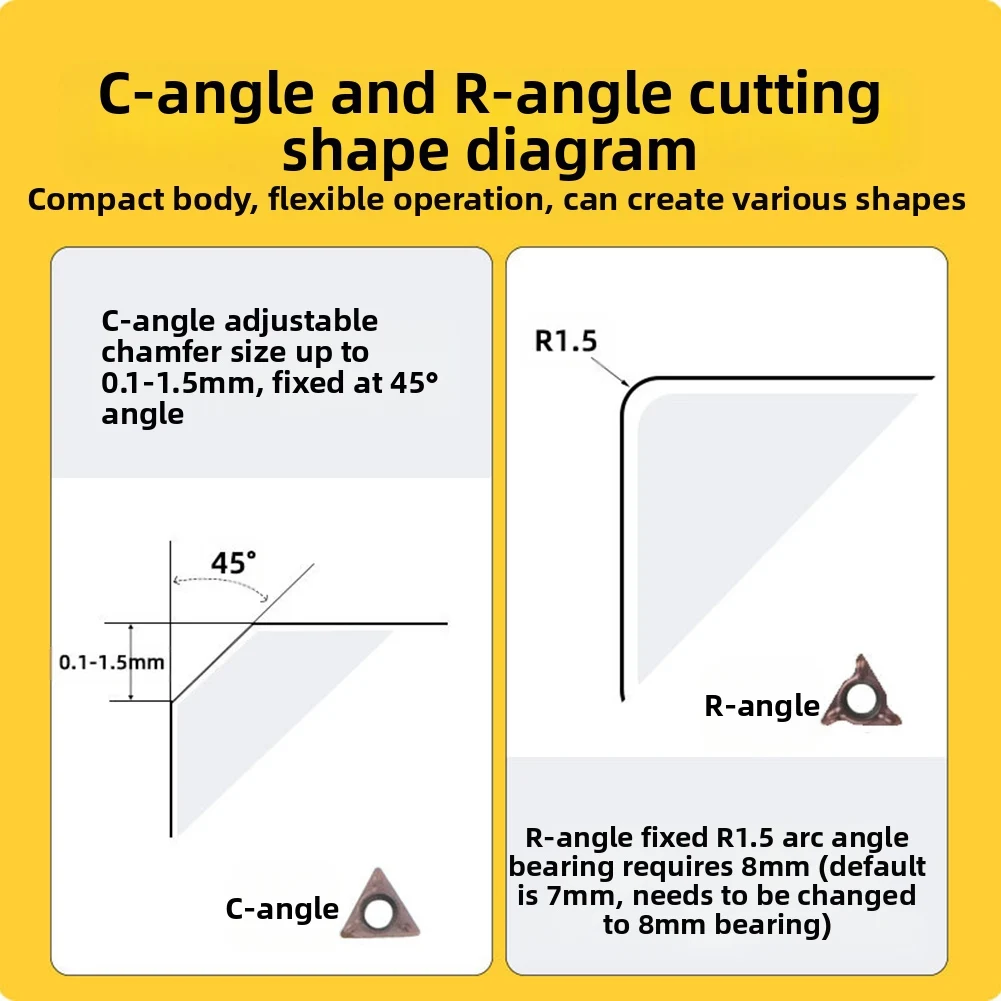 Lightweight Pneumatic Chamfering Tool with Anti Slip Handle Pressure Sensing Switch for Safe Operation on Metal and Wood
Lightweight Pneumatic Chamfering Tool with Anti Slip Handle Pressure Sensing Switch for Safe Operation on Metal and Wood