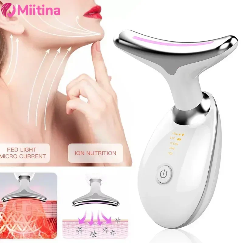 Electric Neck Anti Wrinkle Face Beauty Device Lifting and Tighten Massager LED Photon Face Therapy Microcurrent Wrinkle Remover
Electric Neck Anti Wrinkle Face Beauty Device Lifting and Tighten Massager LED Photon Face Therapy Microcurrent Wrinkle Remover