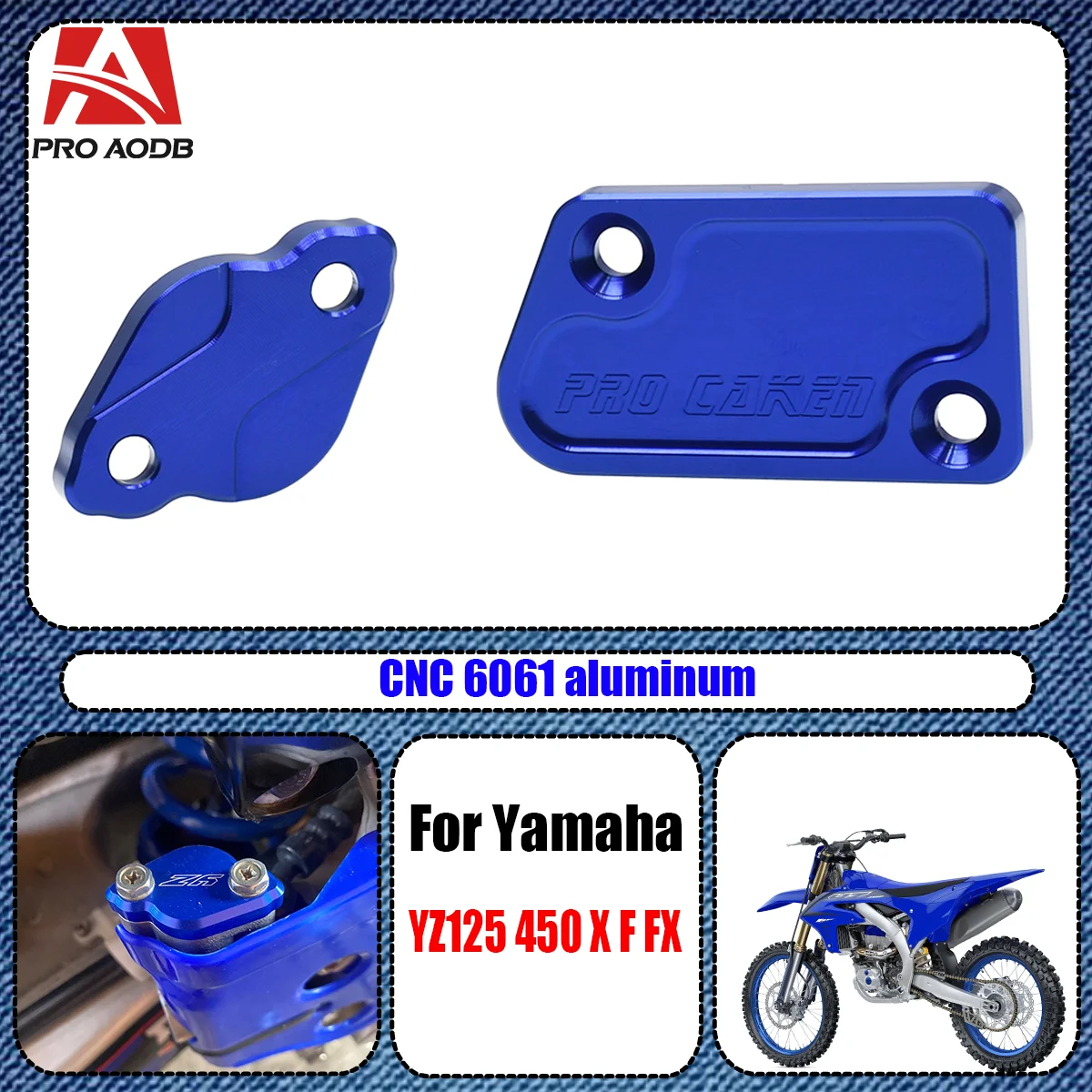 New CNC Front Rear Brake Fluid Reservoir Cover For YAMAHA YZ125 YZ250 YZ250F YZ450F WR250F WR450F YZ WR 125 250 250F 450F
New CNC Front Rear Brake Fluid Reservoir Cover For YAMAHA YZ125 YZ250 YZ250F YZ450F WR250F WR450F YZ WR 125 250 250F 450F